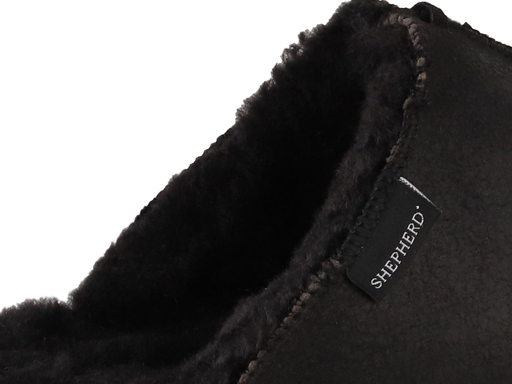 1 SHEPHERD-Hugo-Mens-Shearling-Slippers-black #farbe_Black
