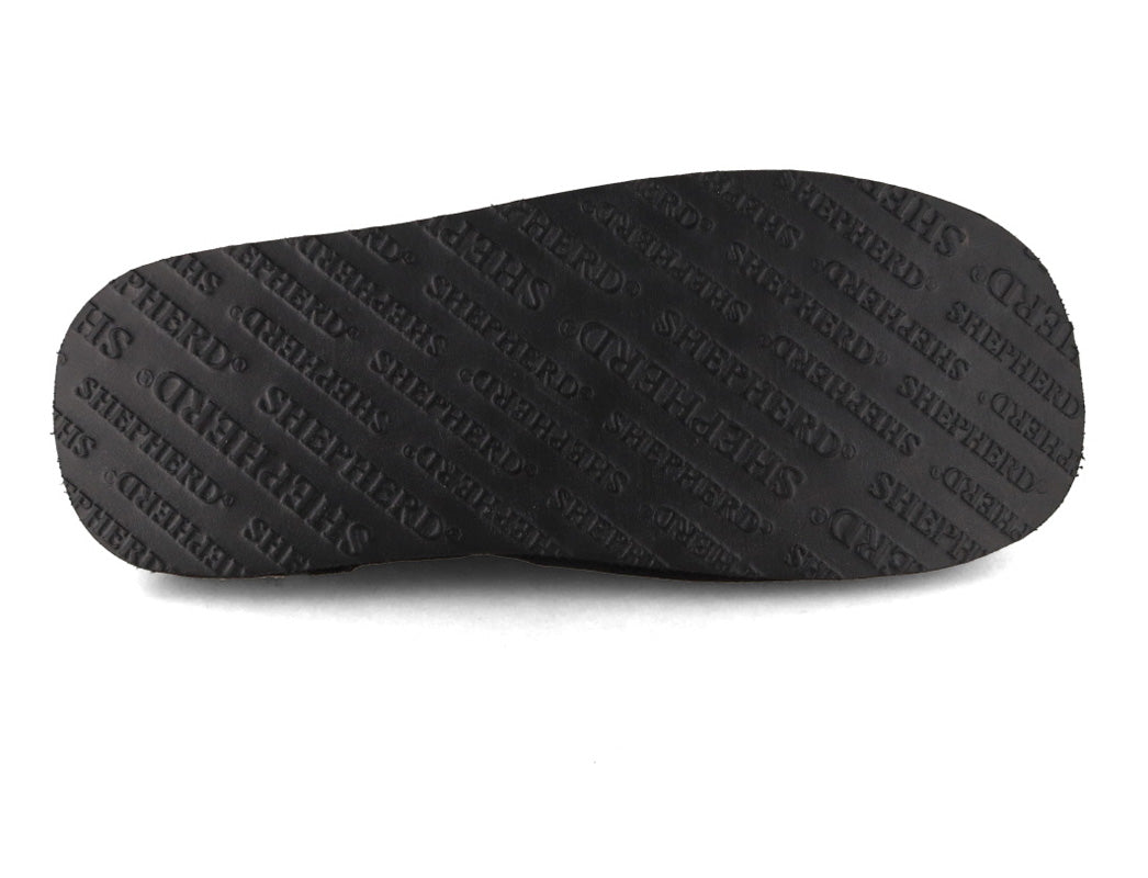 1 SHEPHERD-Hugo-Mens-Shearling-Slippers-black #farbe_Black