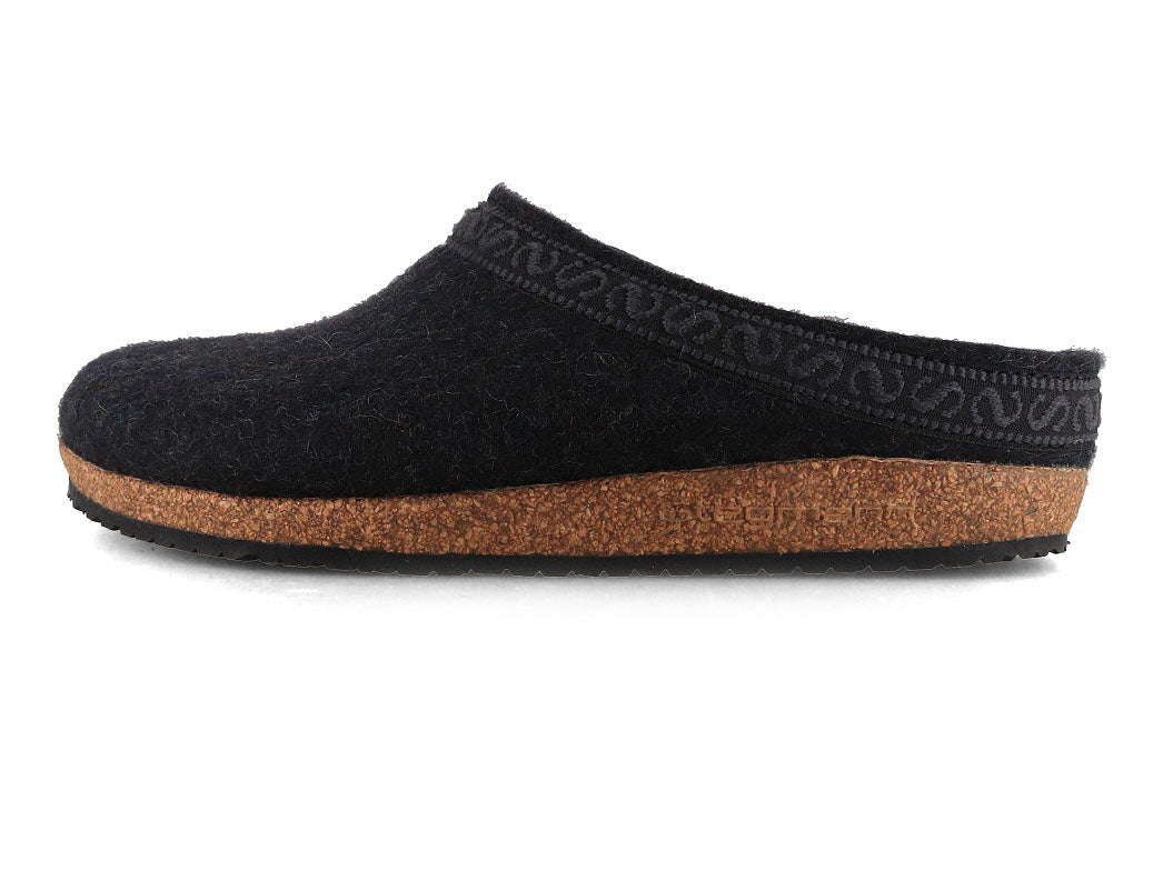 Stegmann Original 108 Wool Clogs, Graphite, opposite side view