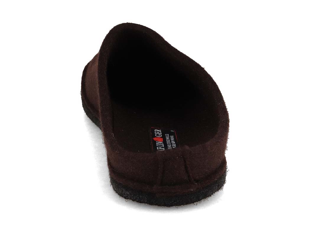 1 HAFLINGER-Men-Women-Felt-Slippers-Flair-Soft-espresso #farbe_Brown