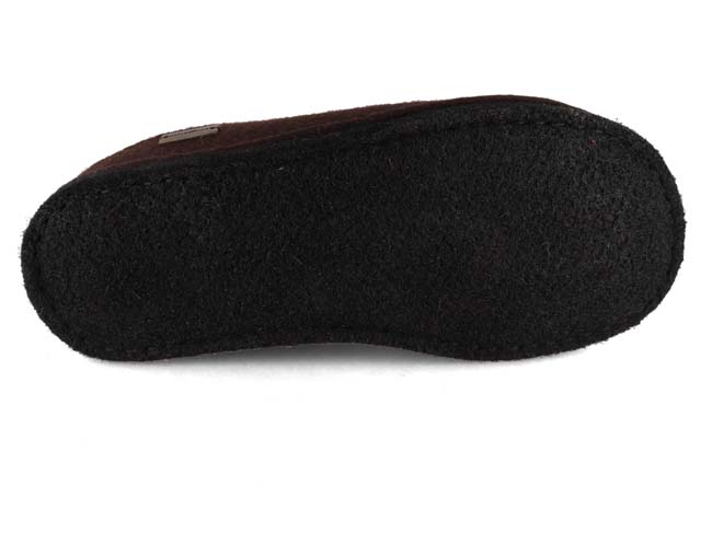 1 HAFLINGER-Men-Women-Felt-Slippers-Flair-Soft-espresso #farbe_Brown