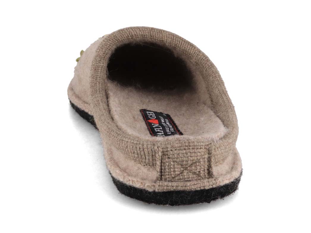 1 HAFLINGER-Women-Boiled-Wool-Slippers-Flair-Viola-beige #farbe_Beige