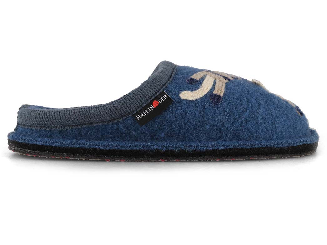 1 HAFLINGER-Women-Boiled-Wool-Slippers-Flair-Choupette-blue #farbe_Blue