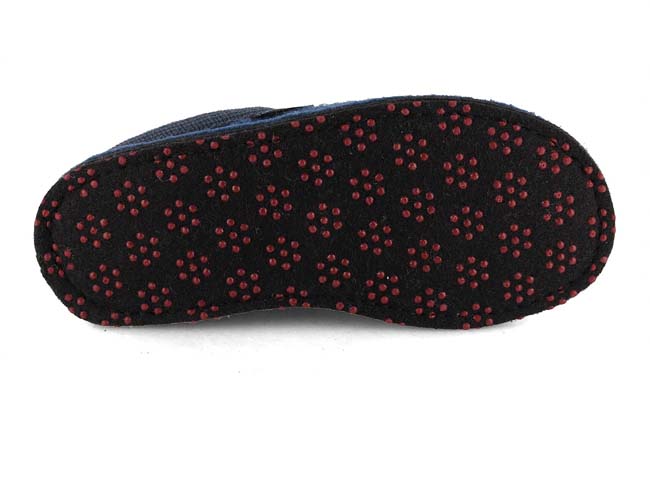 1 HAFLINGER-Women-Boiled-Wool-Slippers-Flair-Choupette-blue #farbe_Blue