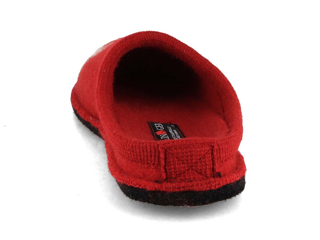 1 HAFLINGER-Women-Boiled-Wool-Slippers-Flair-Fido-paprika #farbe_Red