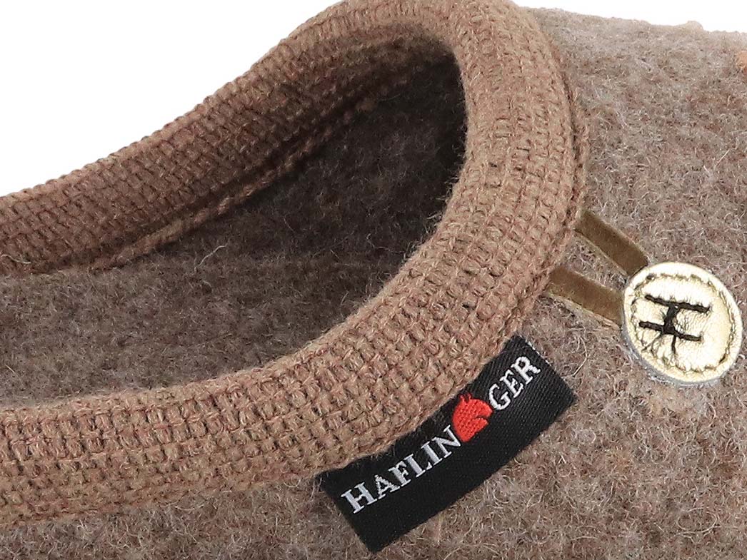 1 HAFLINGER-Women-Boiled-Wool-Slippers-Flair-Fido-beige-mottled #farbe_Beige