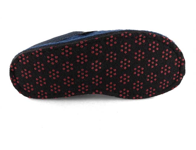 1 HAFLINGER-Women-Boiled-Wool-Slippers-Flair-Pingu-blue #farbe_Blue