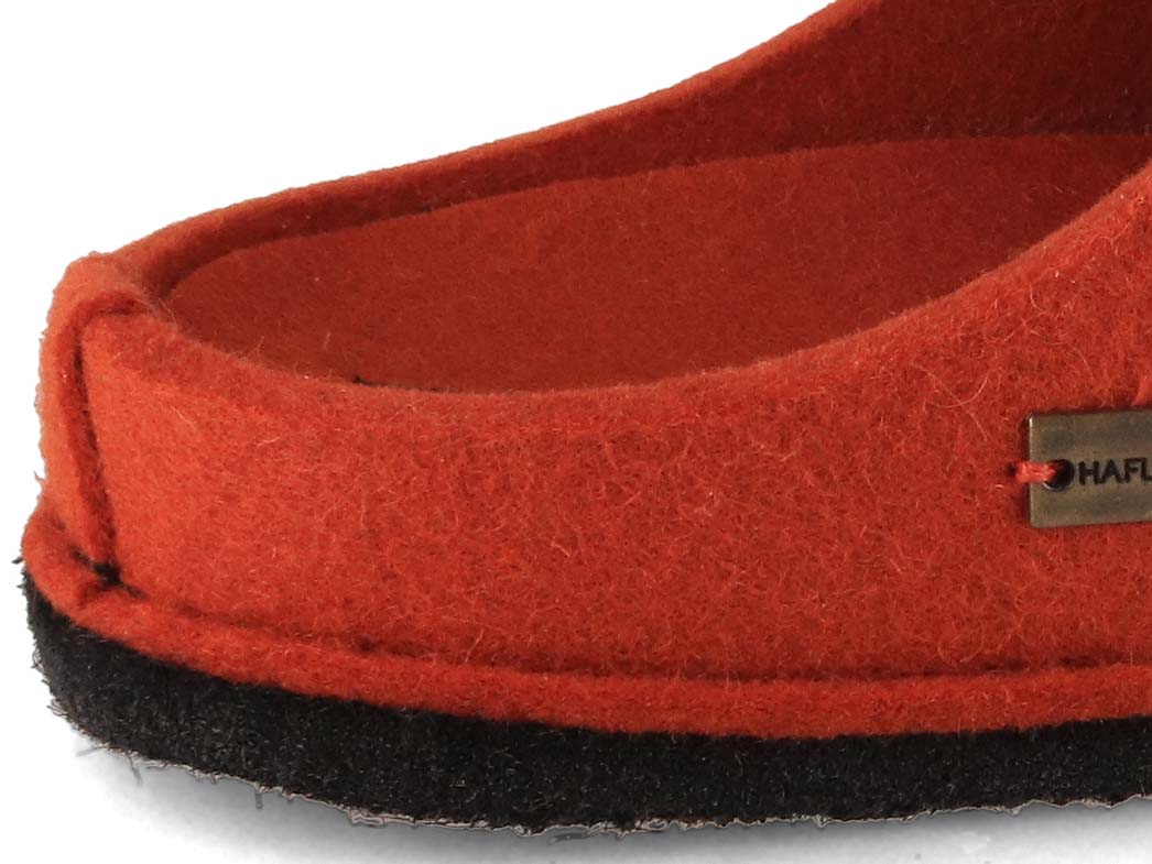 1 HAFLINGER-Women-Felt-Slippers-Flair-Crossroad-fox #farbe_Orange
