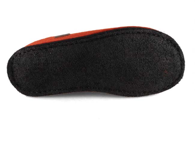 1 HAFLINGER-Women-Felt-Slippers-Flair-Crossroad-fox #farbe_Orange