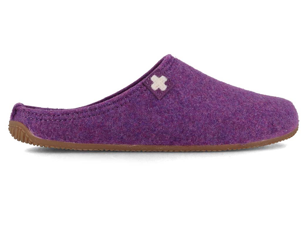 1 Living-Kitzbhel-Women-Felt-Slippers-Swiss-Cross-purple-magic #farbe_Purple