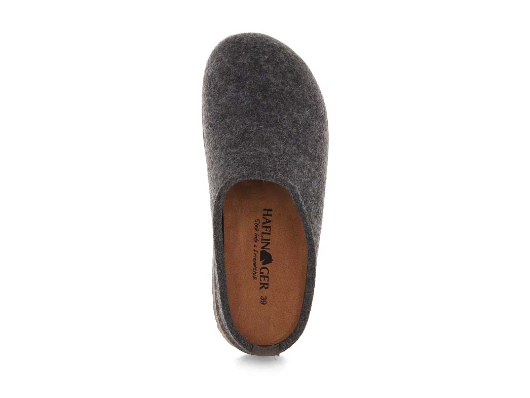 1 HAFLINGER-Women-Men-Felt-Slippers-Manhattan-anthracite #farbe_Gray