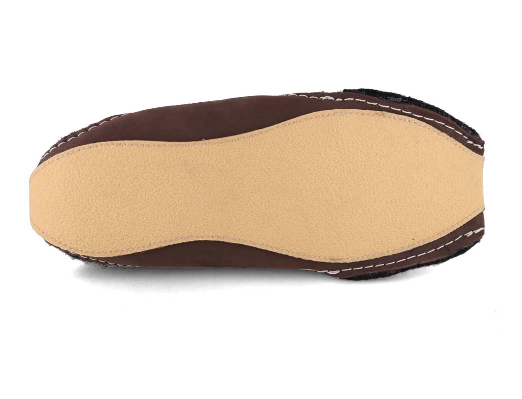 1 HAFLINGER-Men-Women-Boiled-Wool-Slippers-Pocahontas-black #farbe_Black