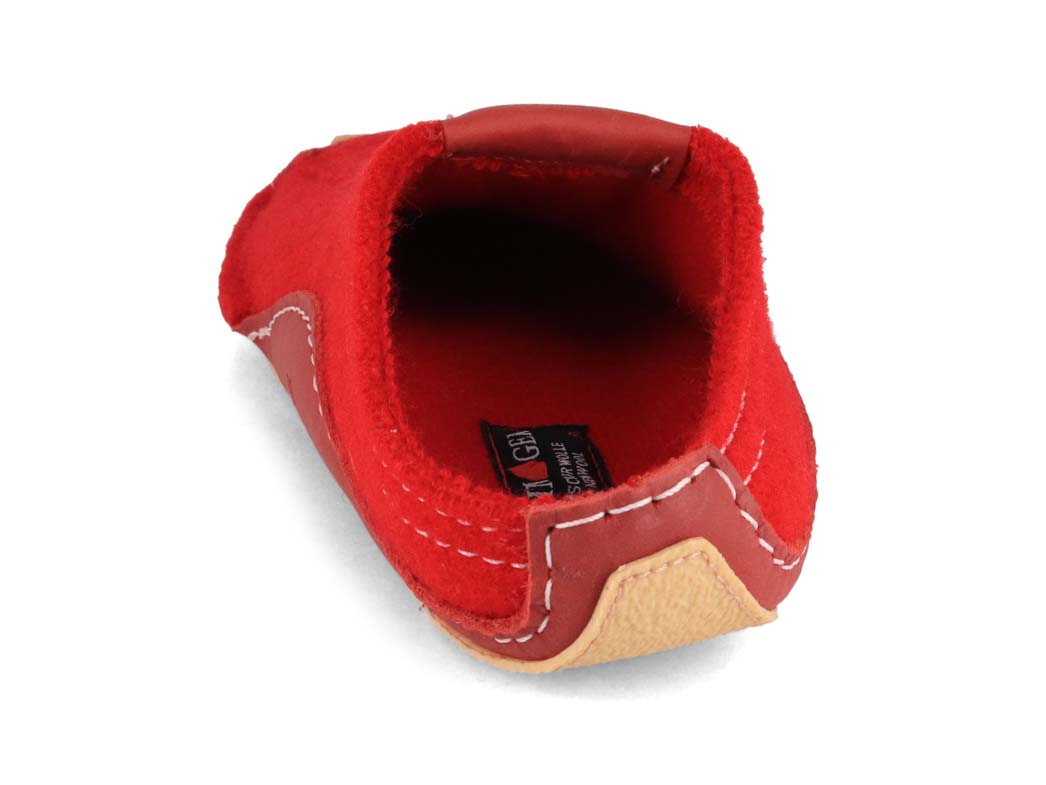 1 HAFLINGER-Women-Boiled-Wool-Slippers-Pocahontas-red #farbe_Red