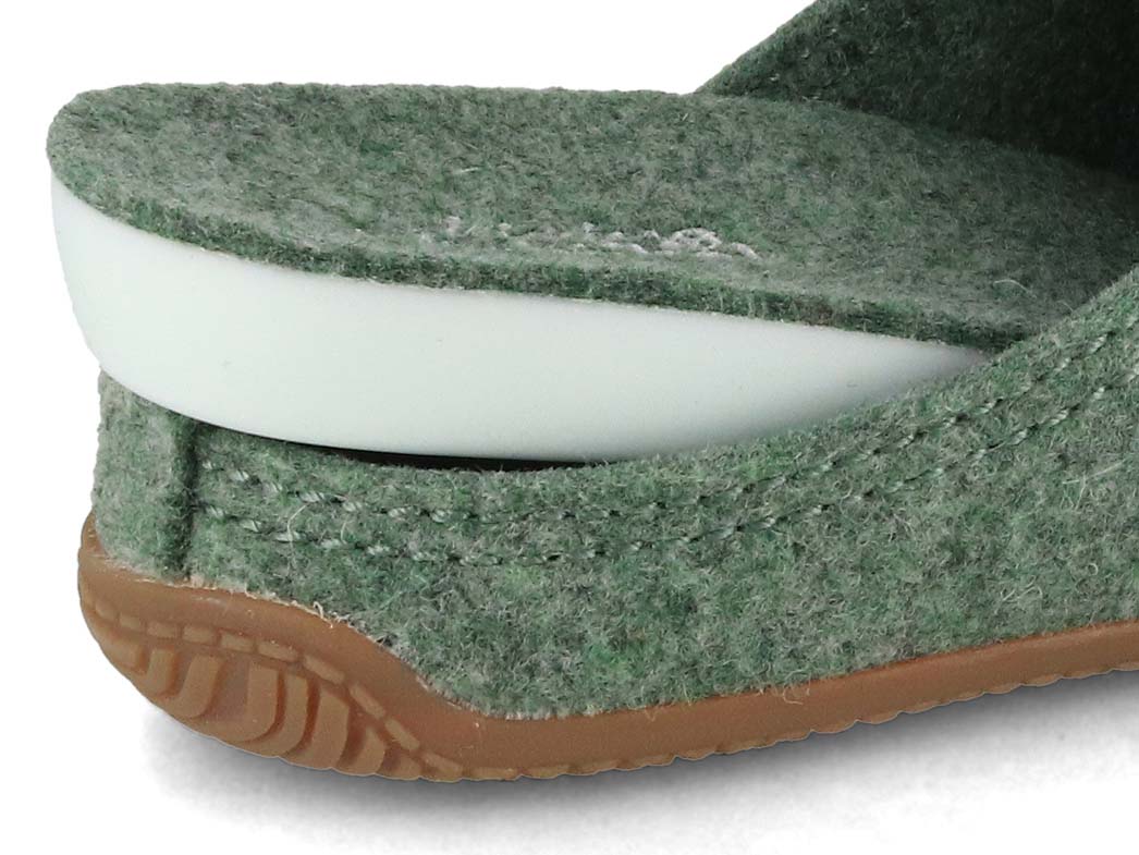 1 Living-Kitzbhel-Women-Men-Felt-Slippers-Swiss-Cross-forest #farbe_Green