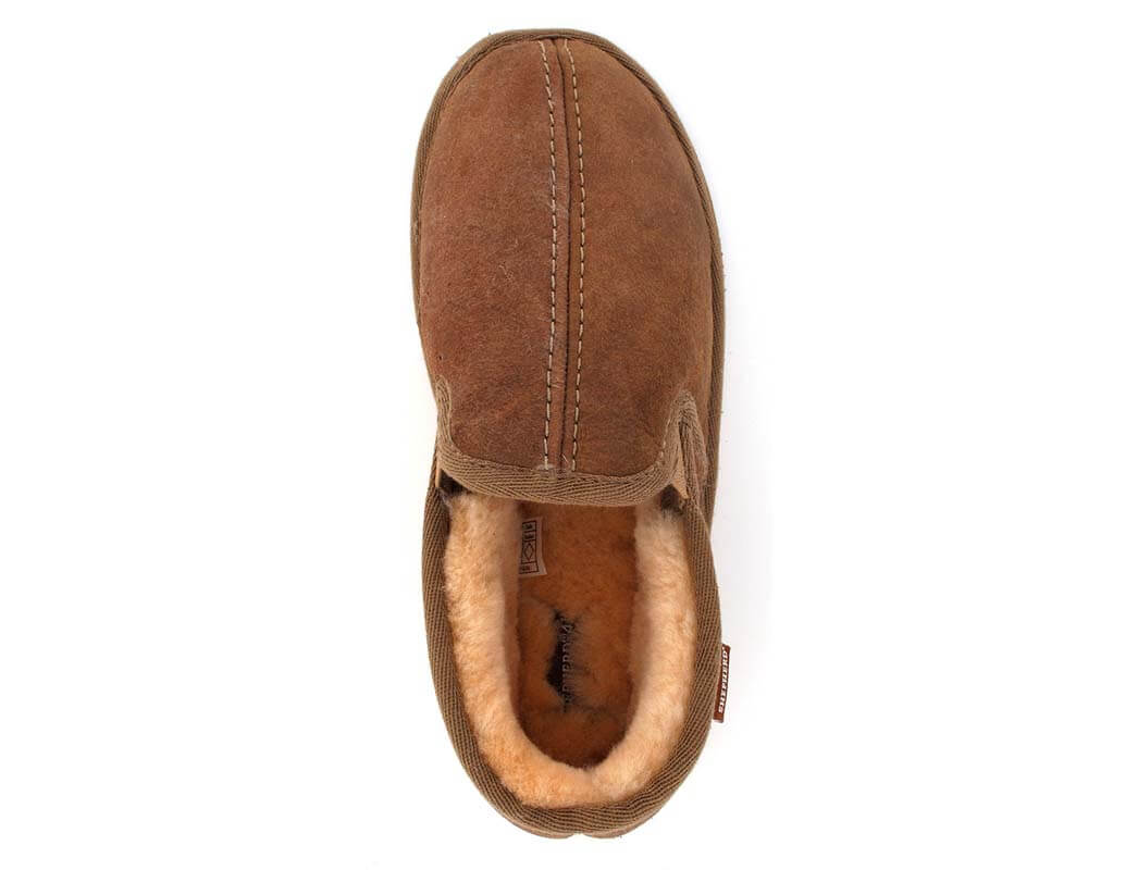 1 SHEPHERD-Men-Lambskin-Slippers-Bosse-antique-cognac #farbe_Brown