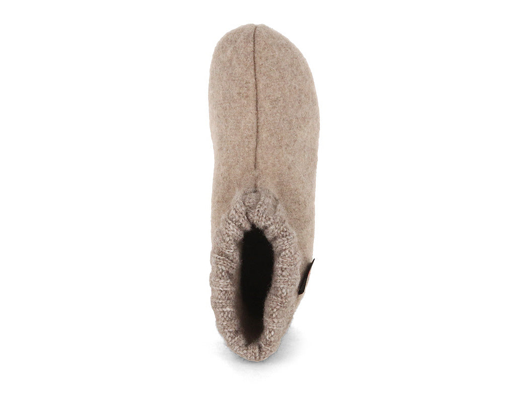 1 HAFLINGER-Unisex-Slipper-Boots-Everest-Karlo-paper-mottled-eco #farbe_Beige