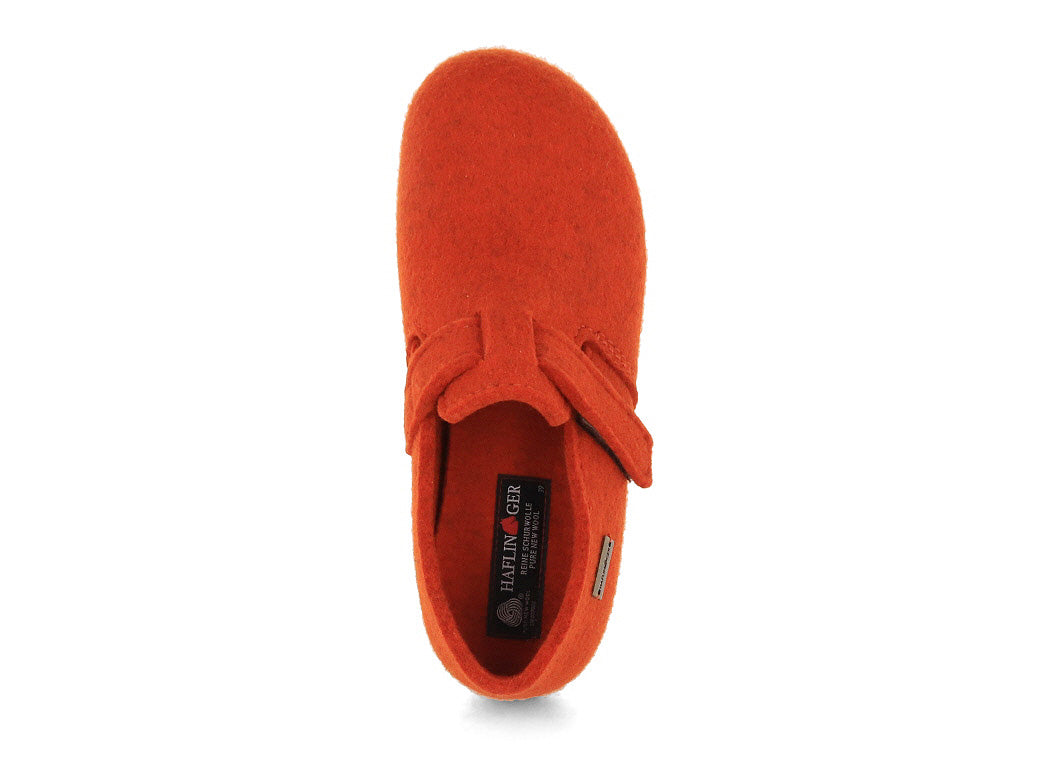 1 HAFLINGER-Unisex-closed-back-Slippers-Everest-Focus-rust #farbe_Orange