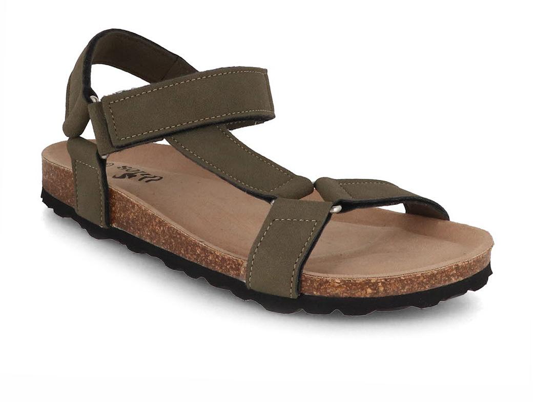 Thies-Women-Vegan-Sandals-Eco-Bio-Trek-khaki #farbe_Green