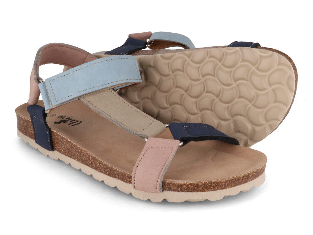 1 Thies-Women-Vegan-Sandals-Eco-Bio-Trek-multi-ocean #farbe_Blue
