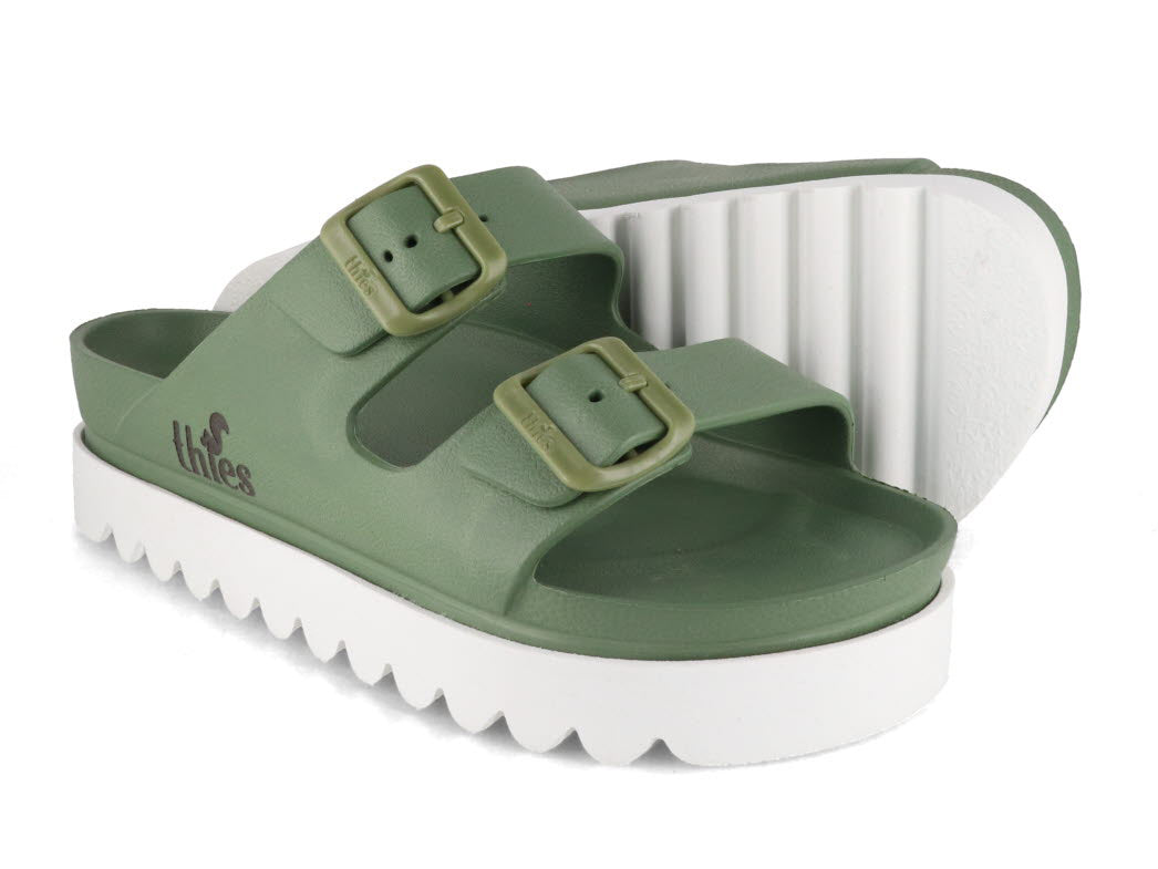 1 Thies-Women-Eco-Platform-Sandals-khaki #farbe_Oliv