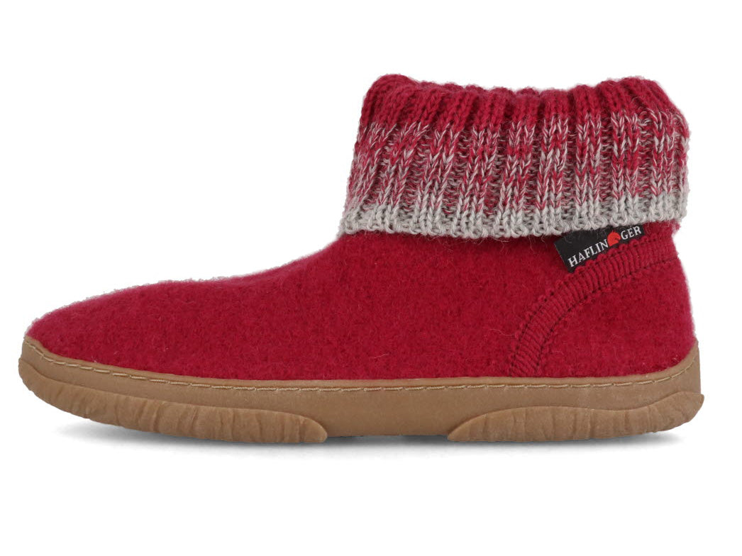 1 HAFLINGER-Boys-Girls-Slipper-Boots-Yuki-burgundy #farbe_Red