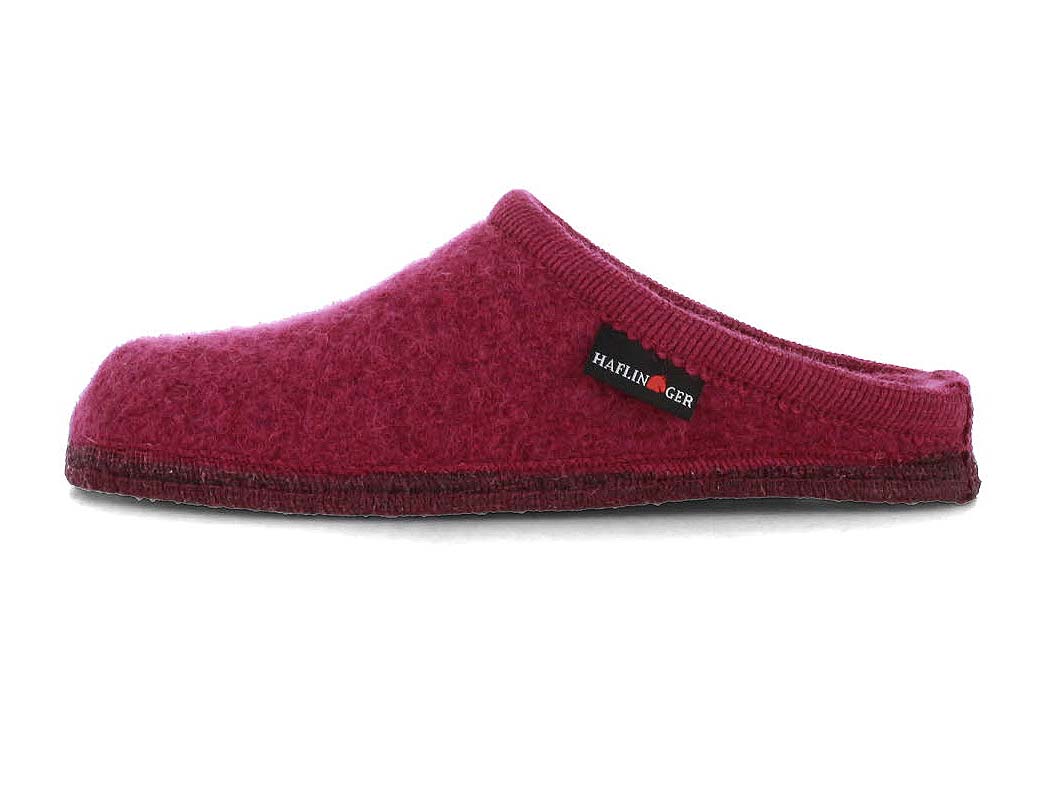 1 HAFLINGER-Men-Women-Felt-Slippers-Alaska-mulberry #farbe_Rosa
