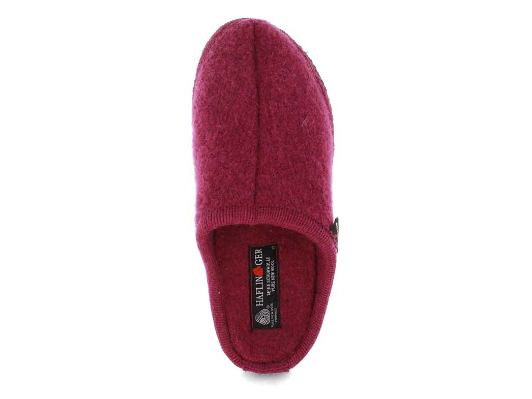 1 HAFLINGER-Men-Women-Felt-Slippers-Alaska-mulberry #farbe_Rosa