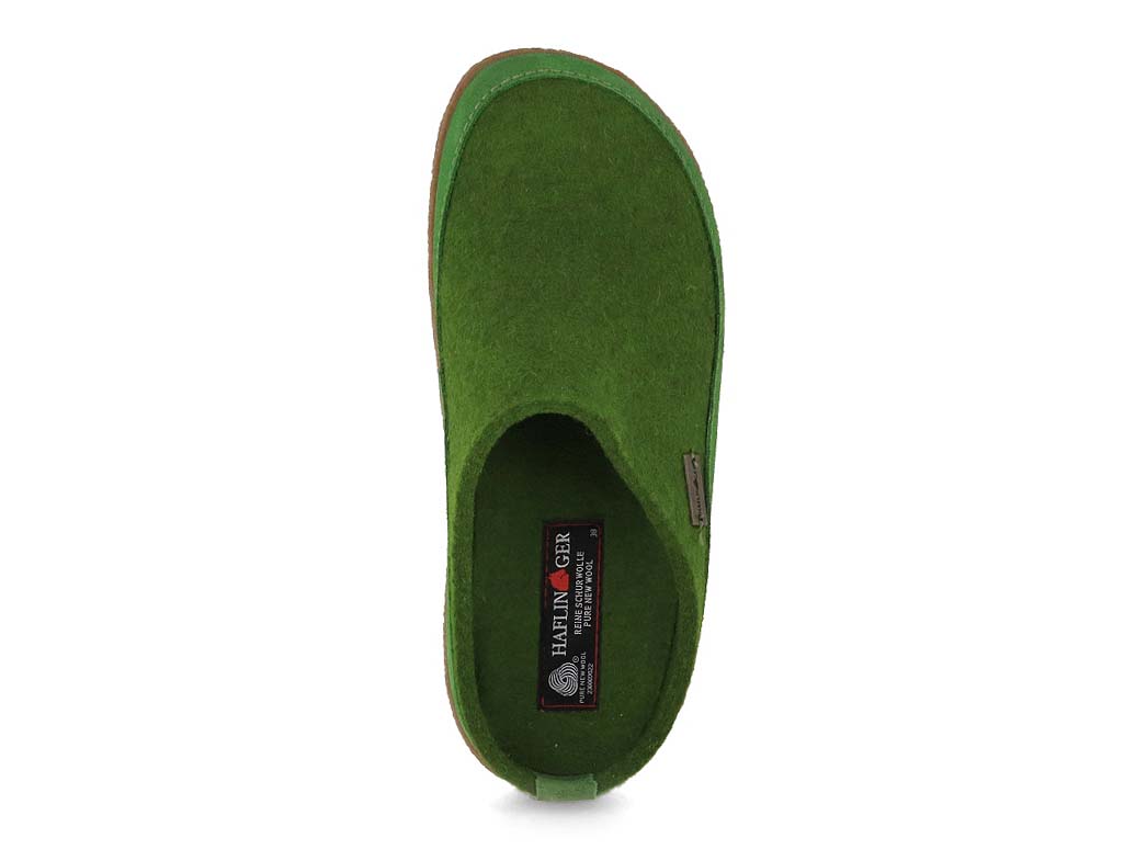 1 HAFLINGER-Men-Women-Felt-Clogs-Blizzard-Skane-green #farbe_Green
