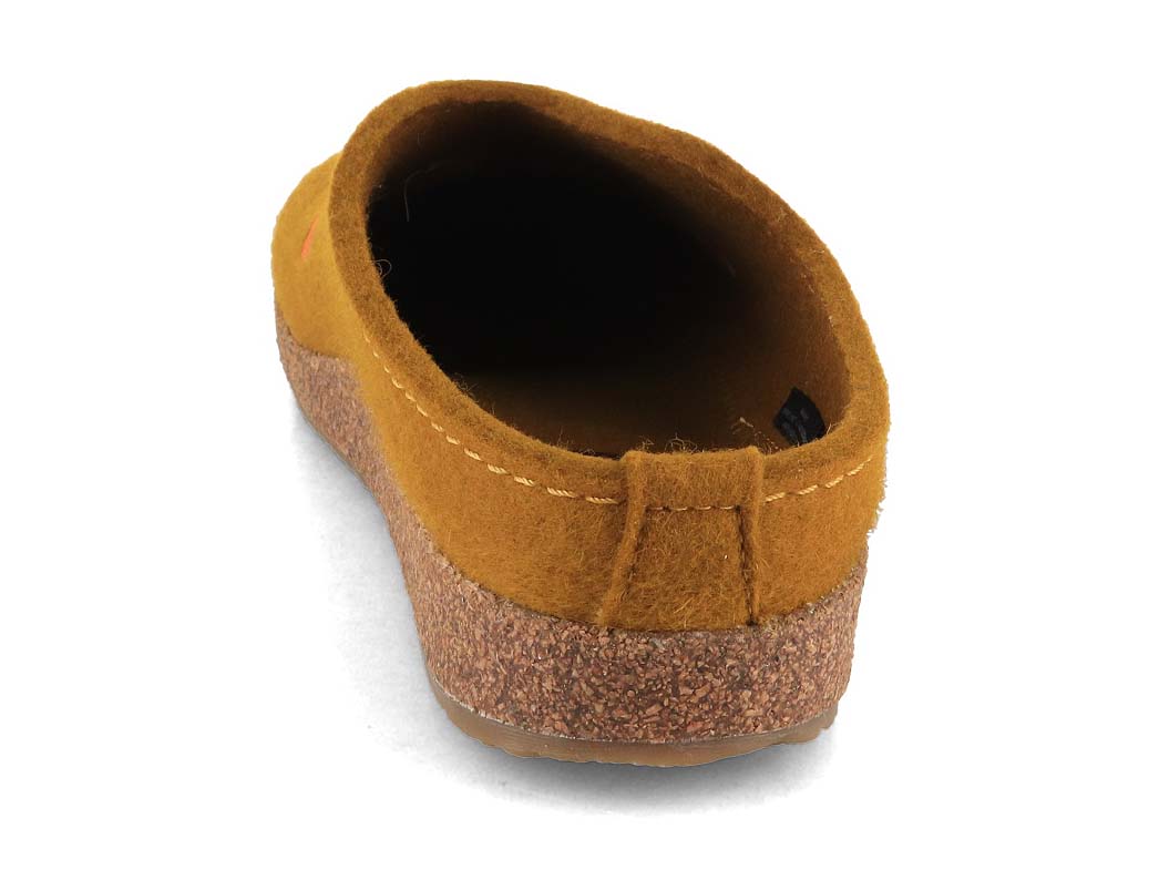1 HAFLINGER-Women-Felt-Clogs-Grizzly-pumpkin-masala #farbe_Yellow