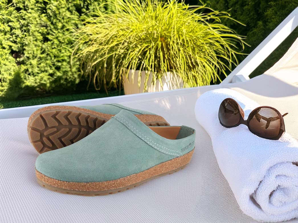 1 HAFLINGER-Women-Leather-Clogs-with-Arch-Support-Bio-Malm-mint #farbe_Green