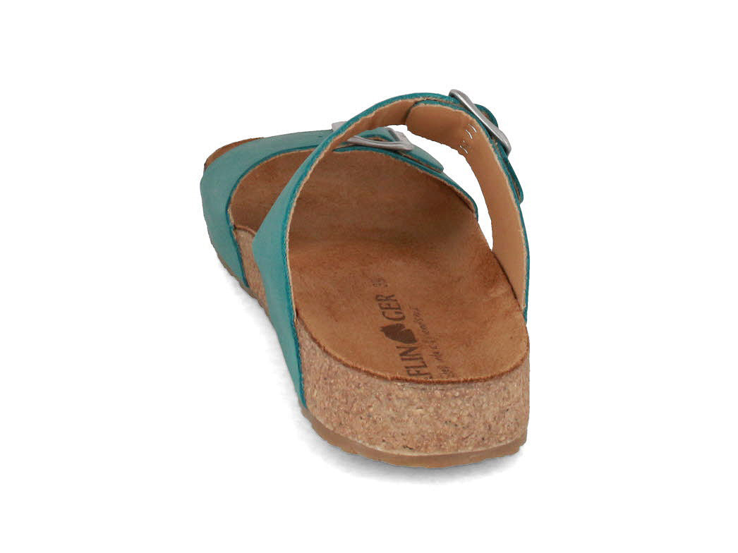 1 HAFLINGER-Women-Sandals-Bio-Andrea-aqua-country #farbe_Teal