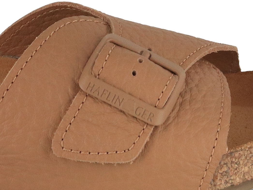 HAFLINGER Bio Jeane Leather Sandals for Women, Natural