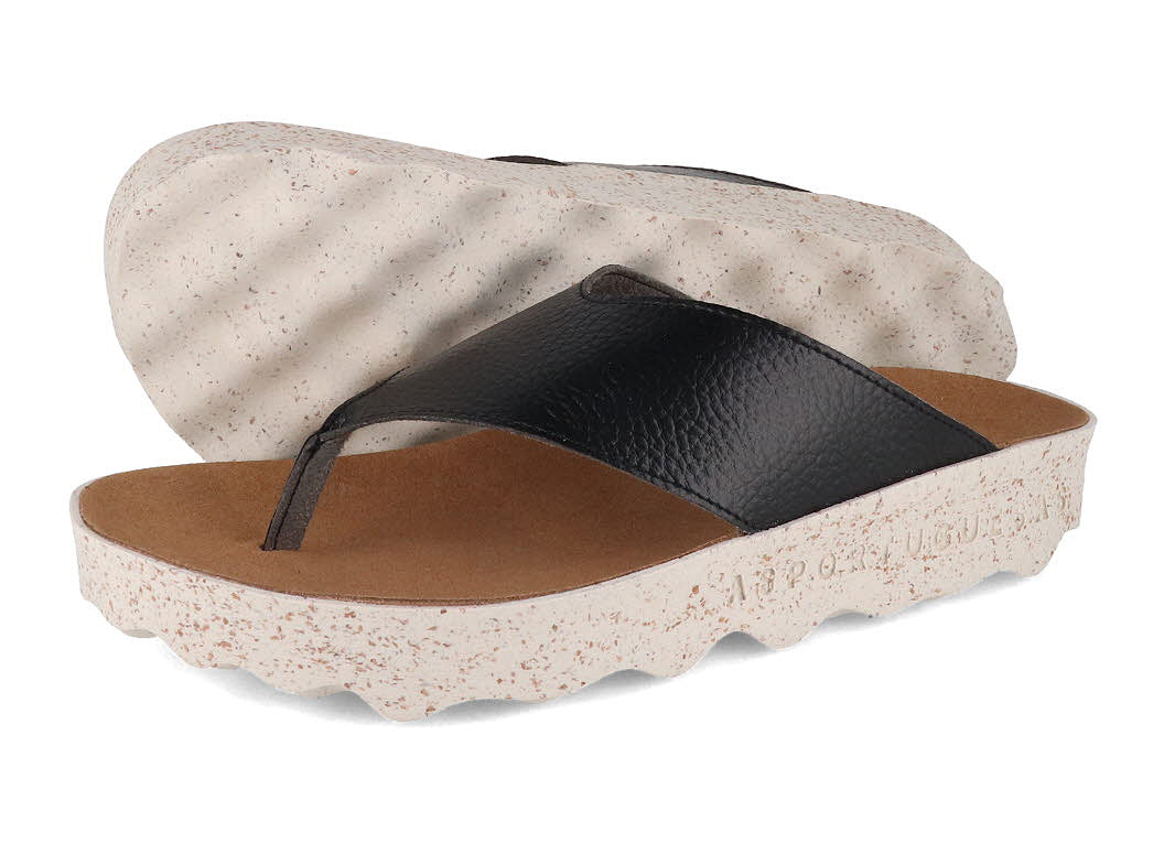 1 ASPORTUGUESAS-Women-Sandals-City-Line-Cami-black #farbe_Black