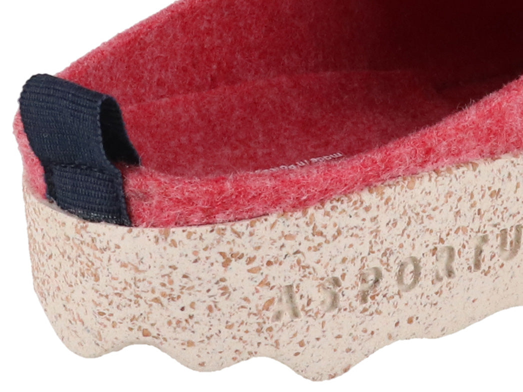 1 ASPORTUGUESAS-Women-Felt-Clogs-Come-red #farbe_Red