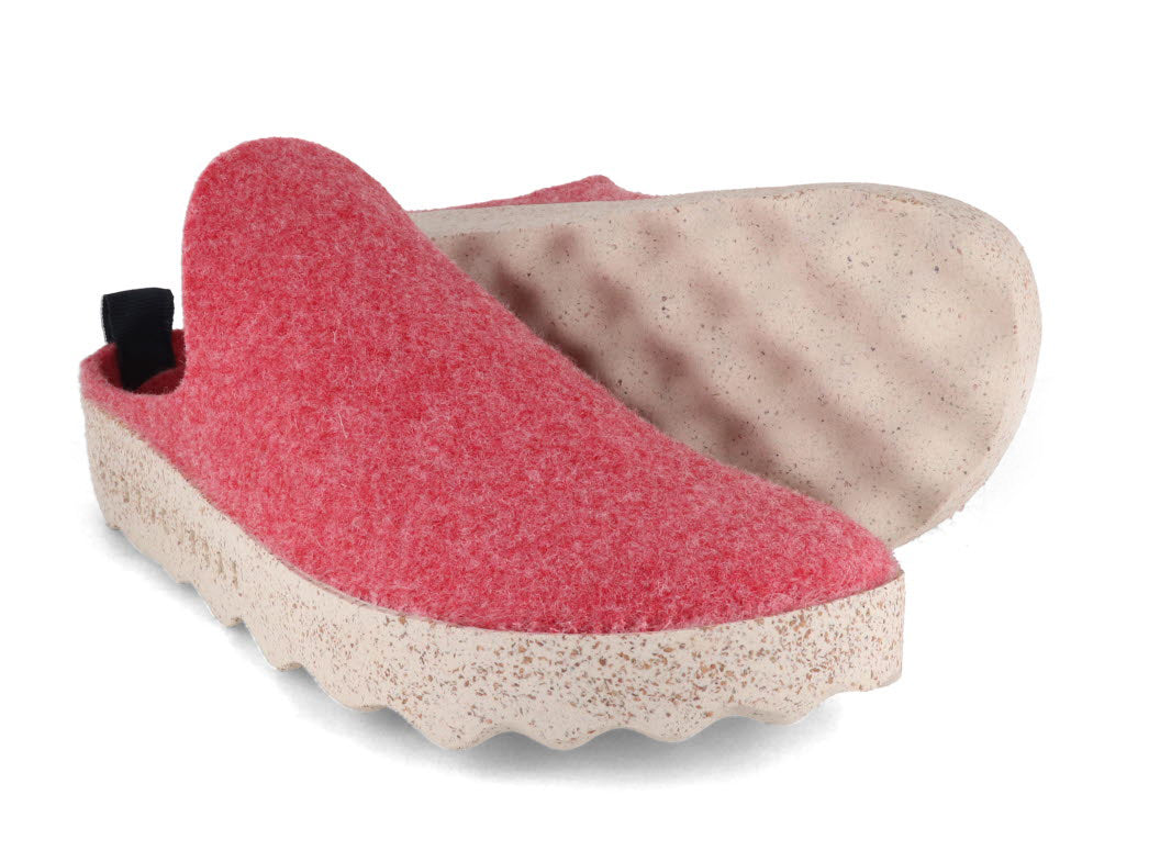 1 ASPORTUGUESAS-Women-Felt-Clogs-Come-red #farbe_Red