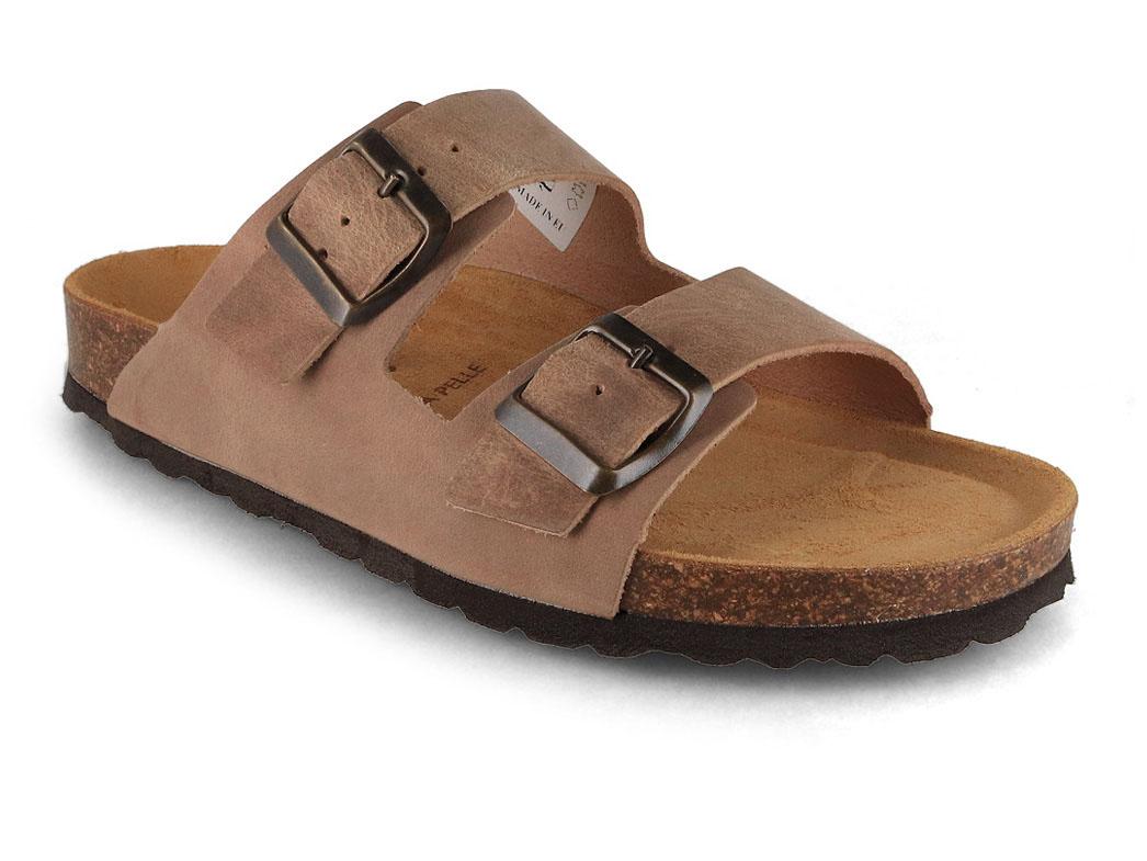 Tuffeln Föhr showing two beige leather straps with adjustable buckles