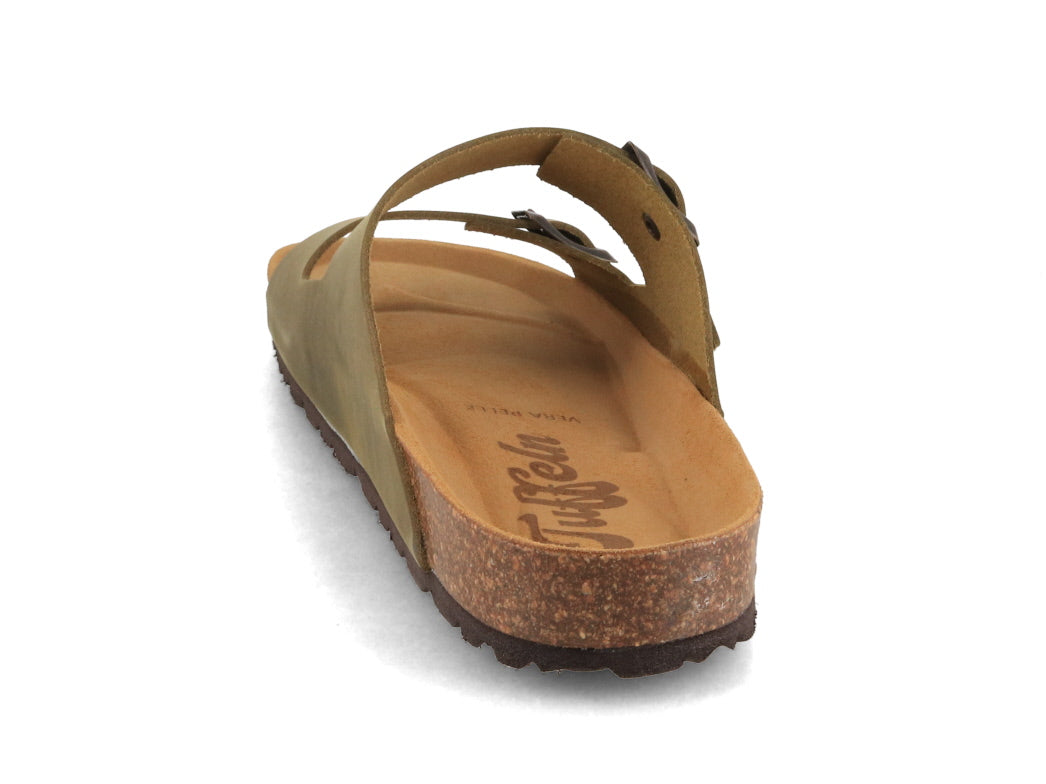 1 Tuffelns-Classic-TwoStrap-SoftCork-Leather-Sandals-Fhr-green #farbe_Green