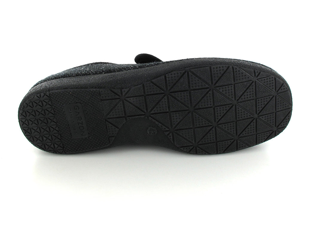 1 Varomed-vital-Slipper--Velcro-Fastener-Black #farbe_Black