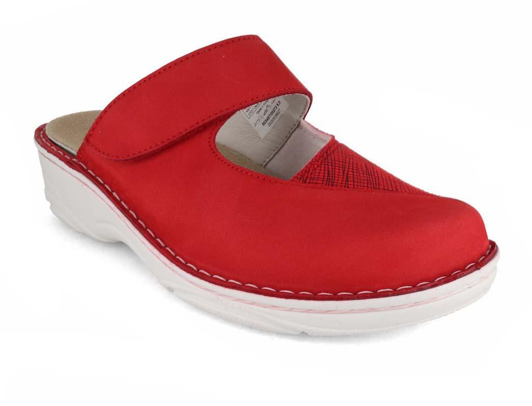 Berkemann-BERKOFLEX-Clog--Stretch-Heliane-Chimney-Red #farbe_Red