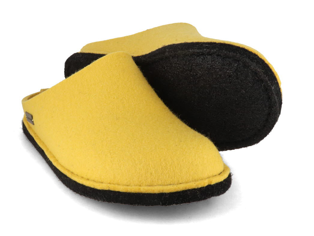 1 HAFLINGER-Women-Felt-Slippers-Flair-Soft-yellow #farbe_Yellow