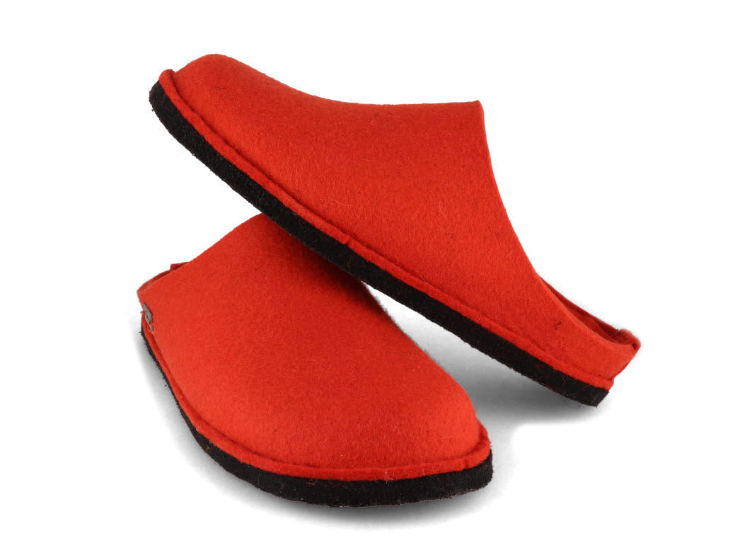 1 HAFLINGER-Women-Slippers-Flair-Soft-orange #farbe_Orange