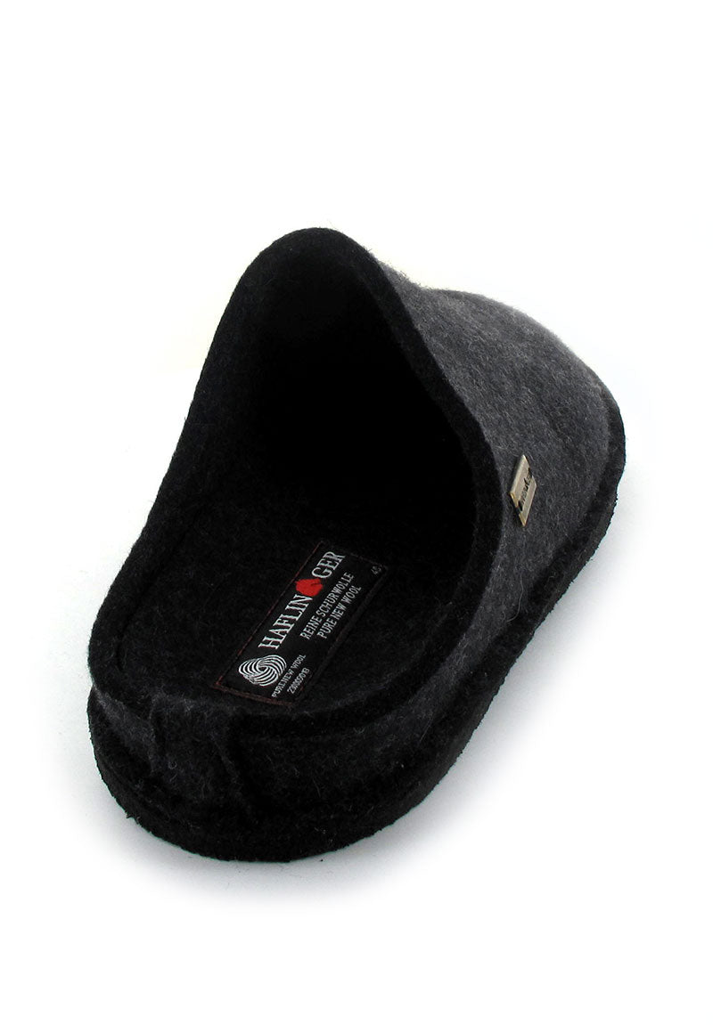 1 HAFLINGER-Wool-Felt-Slippers--Flair-Soft-Charcoal #farbe_Grey