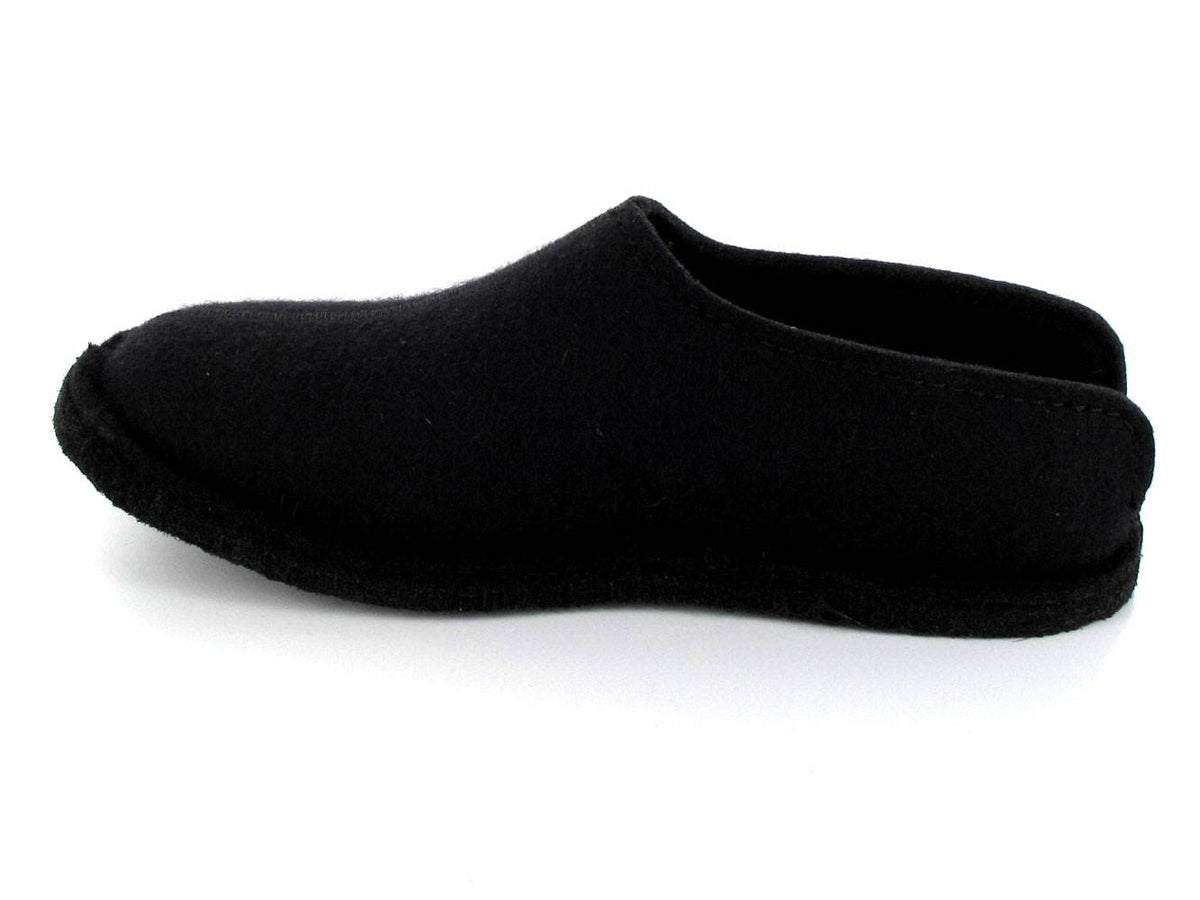 1 HAFLINGER-House-Slippers--Flair-Smily-Black #farbe_Black