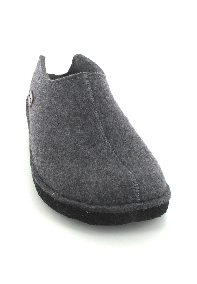 1 HAFLINGER-Boiled-Wool-Softsole-Slippers--Flair-Smily-Anthracite #farbe_Grey