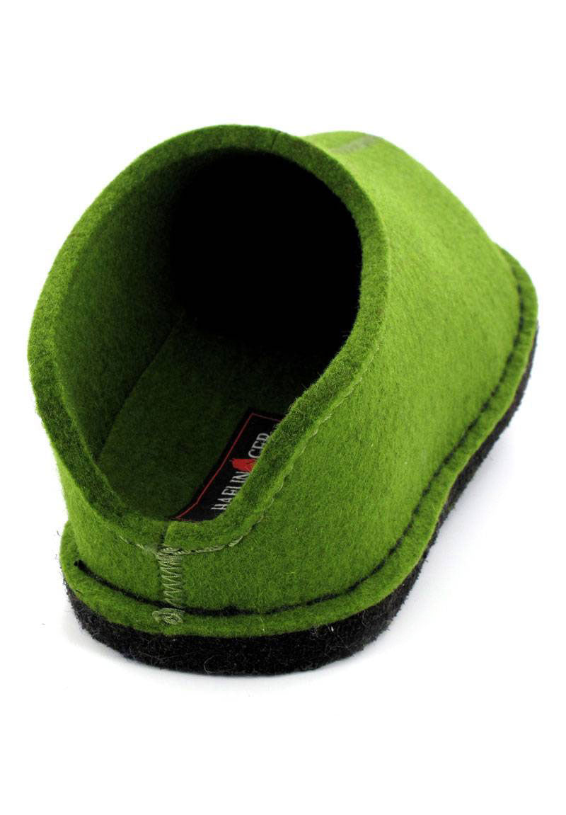 1 HAFLINGER-Slippers-with-Arch-Support-Flair-Smily-grassgreen #farbe_Green