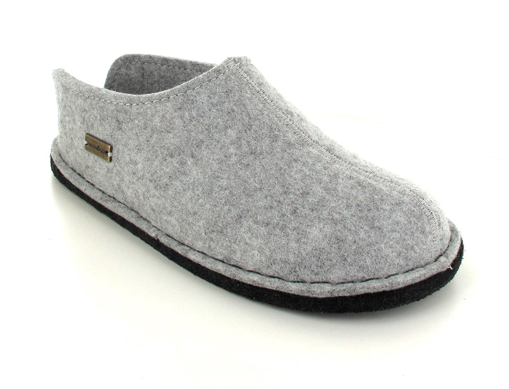 HAFLINGER-Slipper--Flair-Smily-Stone-Gray #farbe_Grey