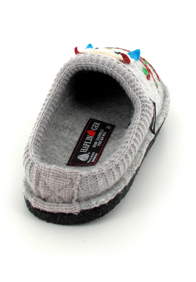 haflinger-olivia-owl-slippers #color_stone gray
