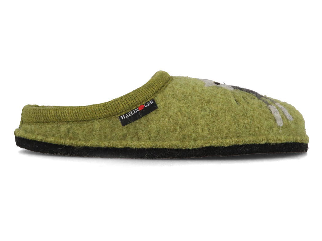 1 HAFLINGER-Women-Boiled-Wool-Slippers-Flair-Cucho-alpine #farbe_Green