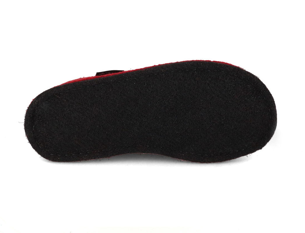 1 HAFLINGER-Slipper--Flair-Cucho-paprika #farbe_Red