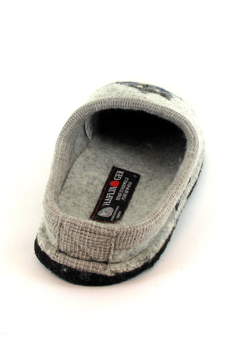 1 HAFLINGER-Slipper--Flair-Cucho-Stone-Gray #farbe_Grey